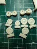 Żywica koła J-35 Draken 1/48