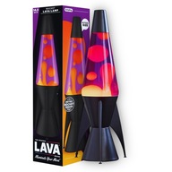 Lampa Lava Rakieta Czarna Oryginał Żółty Wosk Fioletowy płyn Piękna Retro