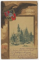 G28 Breslau Wrocław Orzeł z Godłem Herbem Ratusz Rathaus 1905