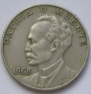 Kuba 20 centavos 1968 - Jose Marti