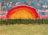 Obraz "Zachód Słońca na Kaszubach"