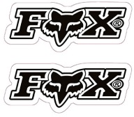 FOX _ 2X NAKLEJKI _ 14cm