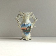 Kilonia Gruss aus Kiel Schloss wazonik porcelanowy Biedermeier sygn. 1800