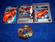 NEED FOR SPEED UNDERGROUND PS2 jak MOST WANTED PLATYNOWA POLSKA EDYCJA PL
