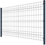 Panel ogrodzeniowy 3D ogrodzenia panelowe ogrodzenie siatka płot Grafit fi4