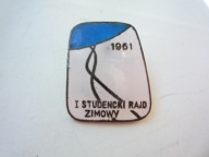 RAJD PTTK I STUDENCKI RAJD ZIMOWY 1961