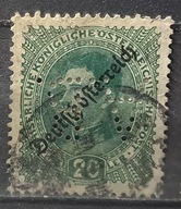 Austria - Perfin - dziurkowany 22/5