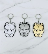 Porządny breloczek na co dzień zawieszka do kluczy pitbull amstaff 3szt