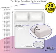 Ochraniacz na materac 200x200 cm wodoodporny antyalergiczny A471