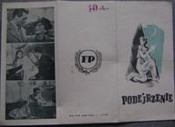 PODEJRZENIE -film prod. angielskiej -program kinowy -lata 40-te