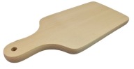 Deska do krojenia drewniana bukowa 32x14 cm z rączką lite drewno kuchnia