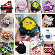 Etui AirPods 4 SpongeBob, Śliczne, Pełna ochrona, Antypoślizgowe, StróżGSM