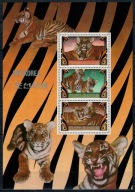 Korea Północna 1982 Znaczki Blok 117A ** zwierzęta tygrys