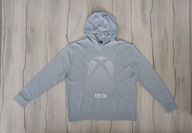 LEKKA SZARA MĘSKA BLUZA DRESOWA Z KAPTUREM ŚCIĄGACZE GEORGE XBOX XXL