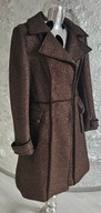 ROBERTA BIAGI płaszcz włoski czekoladowy roz M/L