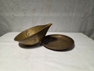 Szalki mosiężne do wagi szalkowej 5kg J.Abramowicz Roberval 20cm