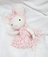 Lalka szmacianka przytulanka Myszka 38 cm handmade rękodzieło na prezent