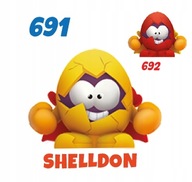 SUPER ZINGS THINGS SERIA 9 GUARDIANS OF KAZOOM ***SHELLDON 692 CZERWONY***