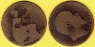 Wielka Brytania Half Penny 1905 r.