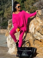 ZOCCO dzianinowy, sweterkowy mięciutki komplecik