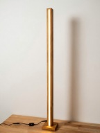 Lampa dębowa podłogowa, lampa słupek, lampa drewniana LED