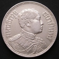 Tajlandia 1 baht bat 1917 - król Rama VI - srebro