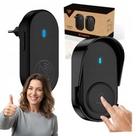 DZWONEK BEZPRZEWODOWY Z DASZKIEM WODOODPORNY ZEWNĘTRZNY DO DRZWI BRAMY 250M