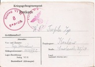 STALAG VI H -list jeniecki -HEMER -KRAKÓW -obieg 1940 rok