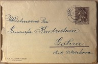 Koperta stempel Kamionka Wielka do Gołcza