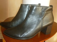 BUTY ECCO-R-37-WKŁ-24CM-SKÓRA NAT -JAK NOWE.