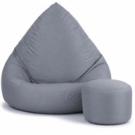 Pufa fotel sako XXL z granulatem – mega wygoda do domu i pokoju dla dzieci