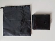 Śliczny portfel skórzany czarny