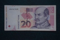 Banknot Chorwacja 20 Kun 2001 rok !!!