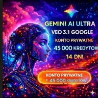 GEMINI AI ULTRA + VEO 3.1 | KONTO PRYWATNE | 25 000 KREDYTÓW | 14 DNI
