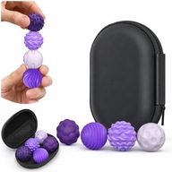 KULKI MAGNETYCZNE PIŁECZKI ANTYSTRESOWE SENSORYCZNE NA ŚWIĘTA W Z ETUI 4x