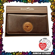 56. Nowy damski portfel ze skóry kangura