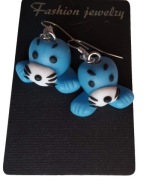 KOLCZYKI Z MODELINY FAJNIAKI FOKA FRANIA BIEDRONKA