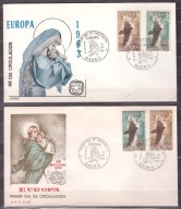 Hiszpania CEPT Europa koperty FDC 1963 (2)