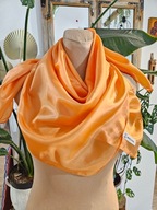 apaszka szal duża chusta chustka jedwabna jedwab silk 50x160cm