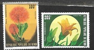 Benin xx W24 fauna flora kwiaty MNH VF