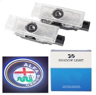2 Lampki LED Logo Alfa Romeo Projektory Drzwi Giulietta 940 JTDM MultiAir