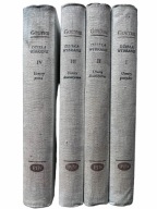 Goethe DZIEŁA WYBRANE t. I–IV PIW 1954 komplet, twarda oprawa