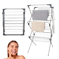 SUSZARKA NA PRANIE UBRANIA STOJĄCA ROZSUWANA PIONOWA MAŁA STOJAK WIESZAK