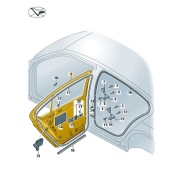 DRZWI LEWY TYŁ DO LAKIEROWANIA VOLKSWAGEN PASSAT B8 LIMUZYNA ORYGINAŁ OE