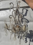 VINTAGE kinkiet styl glamour ,shabby chic,PAŁACOWY Maria Teresa mosiądz