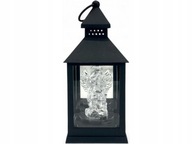 LAMPION KAPILICZKA LATARNIA LED ANIOŁEK LUSTRO SZKLANE BATERIE