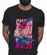 Koszulka męska bawełniana z nadrukiem CHAINSAW MAN