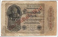 Niemcy - Banknot 1 Millione Mark - 1922 - Przedruk