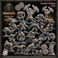 Iron Whiskers – Complete Team - UGNI Miniatures