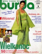 BURDA marzec 1995 z wykrojami